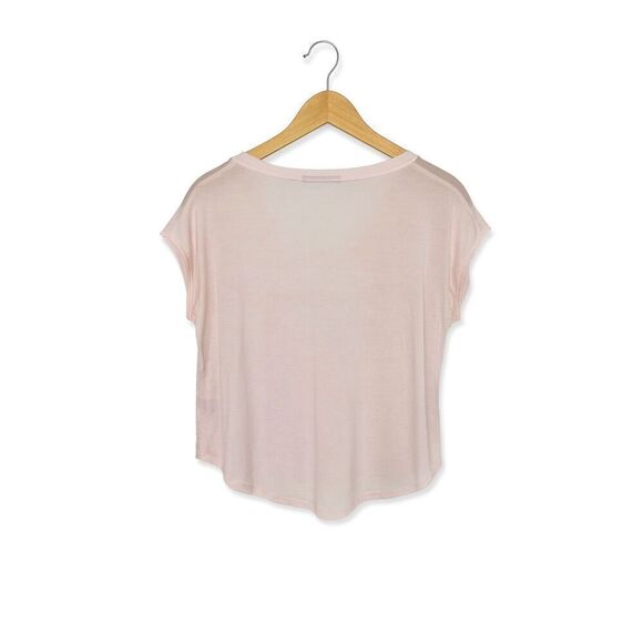 Atmosphere Women’s Chevron Pattern Top with Sheer Back – Size M - Picture 4 of 5